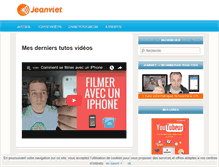 Tablet Screenshot of jeanviet.info